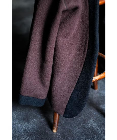 m's braque SOFT SEAM ASSYMETRY NO COLLAR JACKET