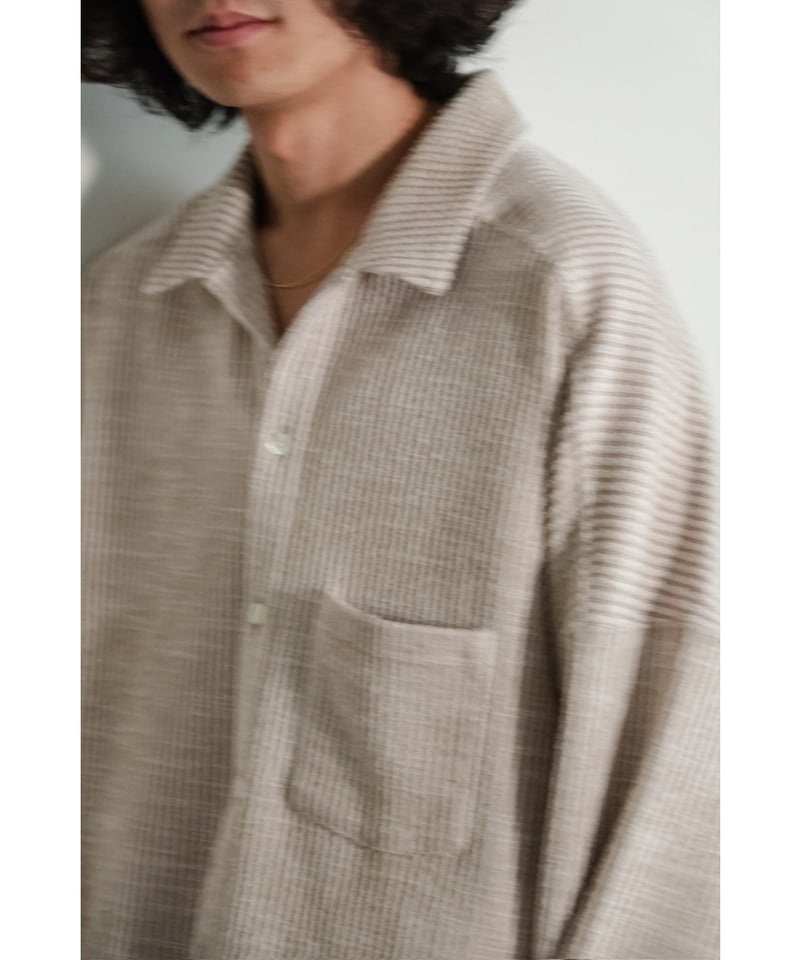 ANCELLM CUT STRIPE SHIRT | MusterWerk Sud.