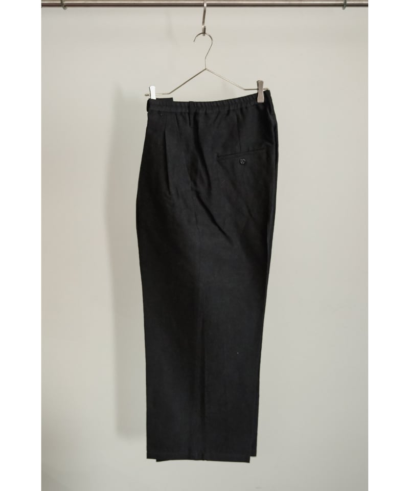 ANCELLM W/L WIDE EASY TUCK SLACKS | MusterWerk