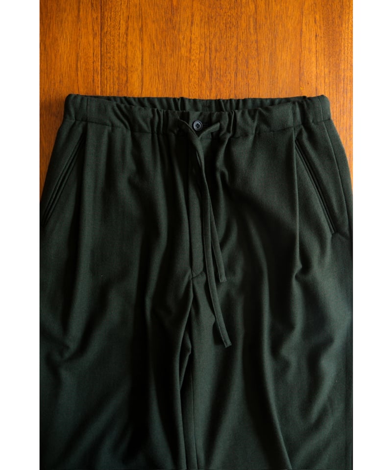 ULTERIOR SUPER FINE WOOL CHECKED DRAWSTRING PAN