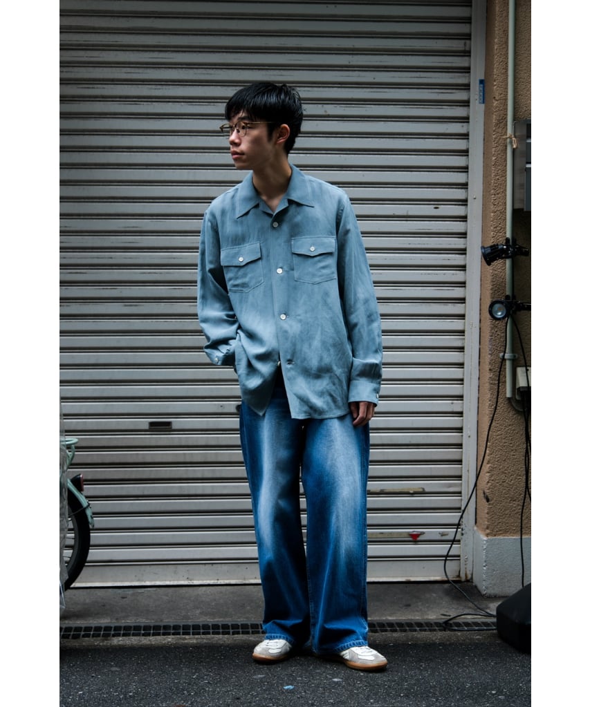 ENCOMING OPEN COLLAR SHIRT | MusterWerk Sud.