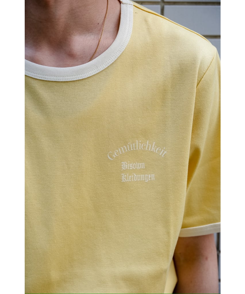 BISOWN TRIM Tシャツ（イエロー） BISOWN TRIM Tシャツ（イエロー）