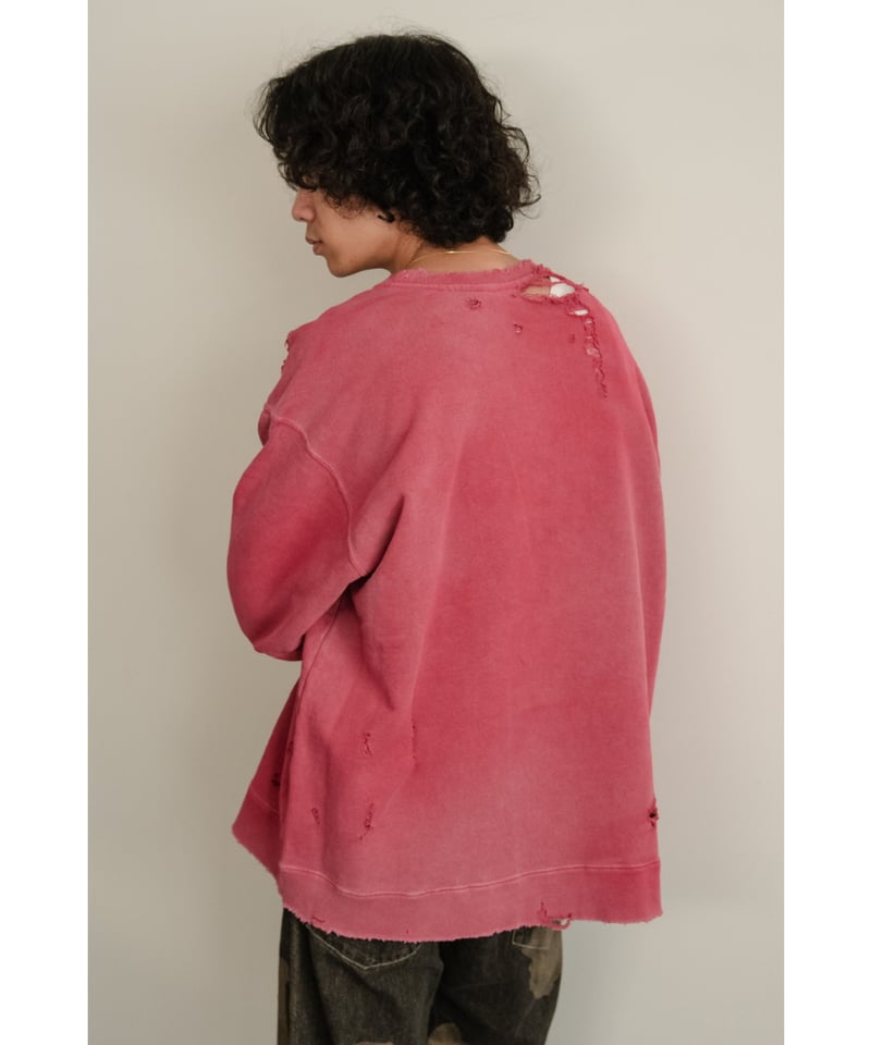 ANCELLM CRASH UNEVEN OVER SWEAT SHIRT | MusterW ANCELLM CRASH UNEVEN OVER SWEAT SHIRT | MusterW