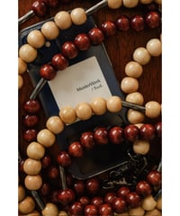 m's braque "Exclusive" VINTAGE WOOD NECK STRAP / NECKLACE