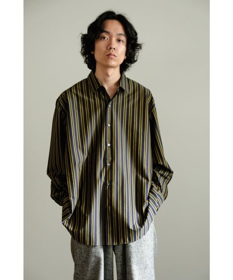 KANEMASA PHIL. 46G Atmosphere Stripe Shirt