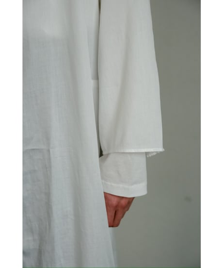 m's braque STAND COLLAR KAFTAN SHIRT