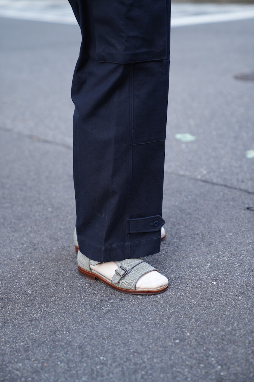 s*s様 ブラームス blurhms Cotton Serge 47 Pants blurhmsROOTSTOCK Cotton Serge 47 Pantsスタイル | 3079 | mark