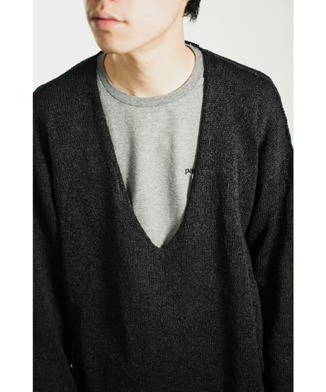 obafer "Exclusive" 和紙 V Neck Pullover