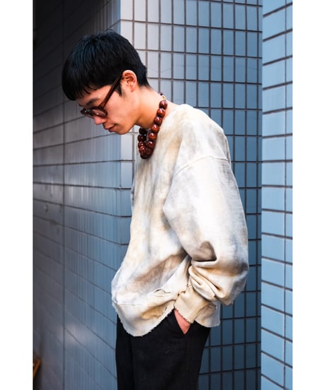 m's braque TRICOLOR CODES WOODS NECK LACE