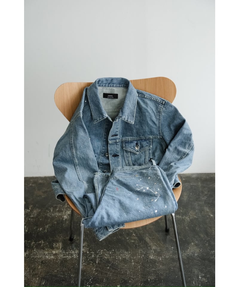 ensou. Erased Jean Jacket-Splash | MusterWerk Sud.