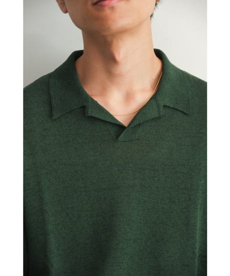 ENCOMING KNITTED HALF POLO