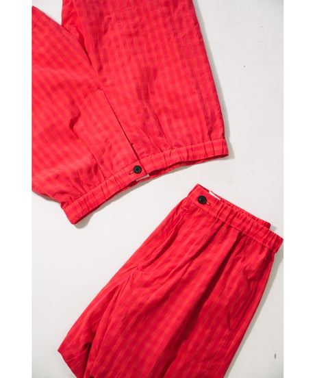 BISOWN "Exclusive" COTTON HIDDEN CHECK EASY SHORTS