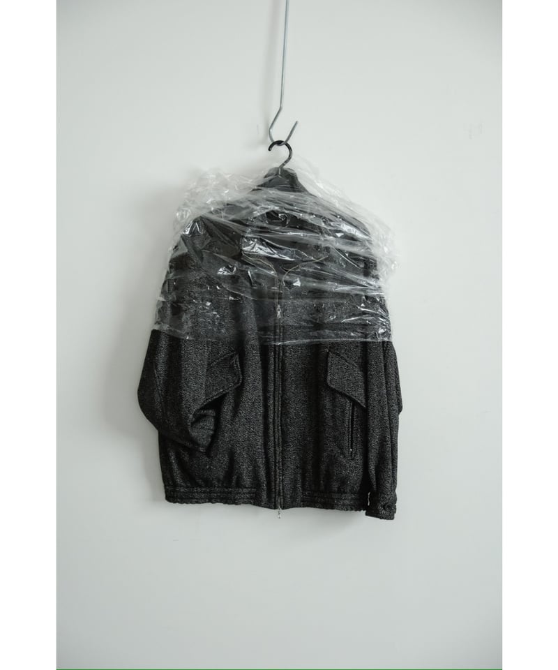 ジャケット・アウター ULTERIOR WASHED WOOL SILK STRIPE 4 ULTERIOR WOOL SILK KERSEY ZIP UP JKT | MusterWe