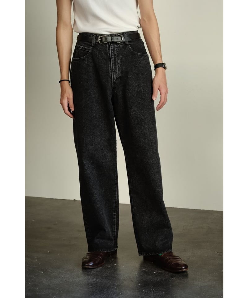 【新品タグ付】nakedgauge ASHLEY JEANS BLACK nakedgauge FD ASHLEY | MusterWerk Sud.