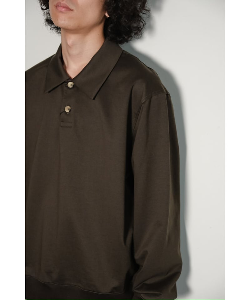 the clasik 長袖ポロシャツ The CLASIK SWEAT POLO SHIRTS | MusterWerk Sud.