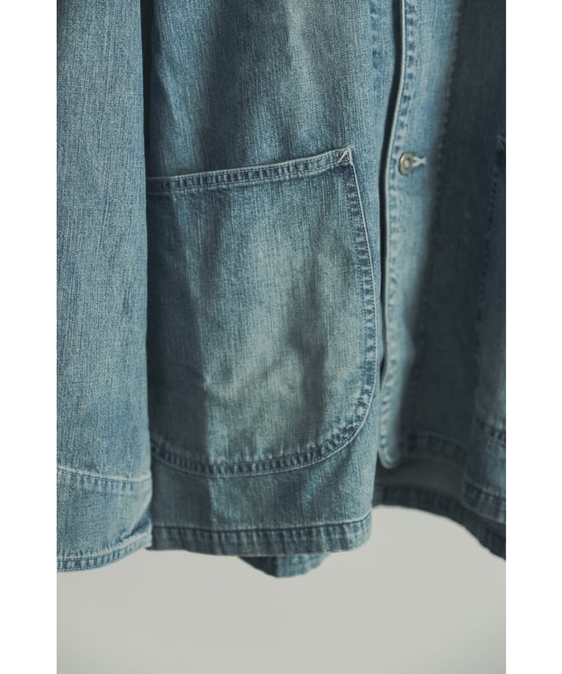 ULTERIOR FADED LIGHT DENIM COVERALL | MusterWer