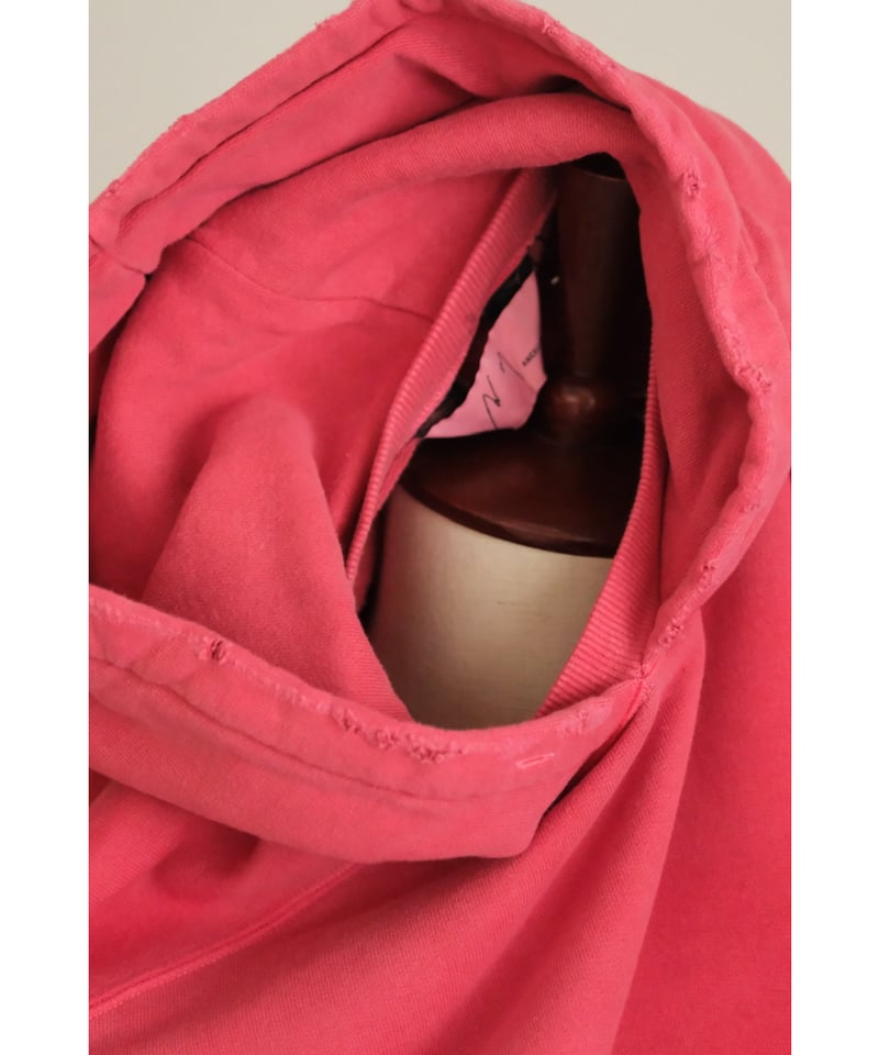 ANCELLM DYED DAMAGE HOODIE | MusterWerk Sud.