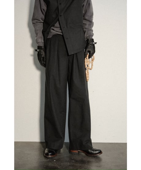 m's braque "Limited" TUCKED BAGGY PANTS