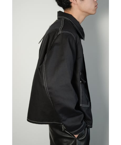 FAUVES "Exclusive" CARPENTER SHORT JACKET - CANVAS -