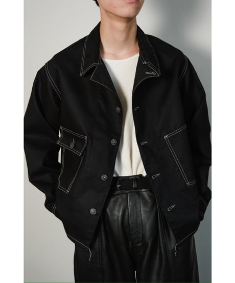 FAUVES "Exclusive" CARPENTER SHORT JACKET - CANVAS -