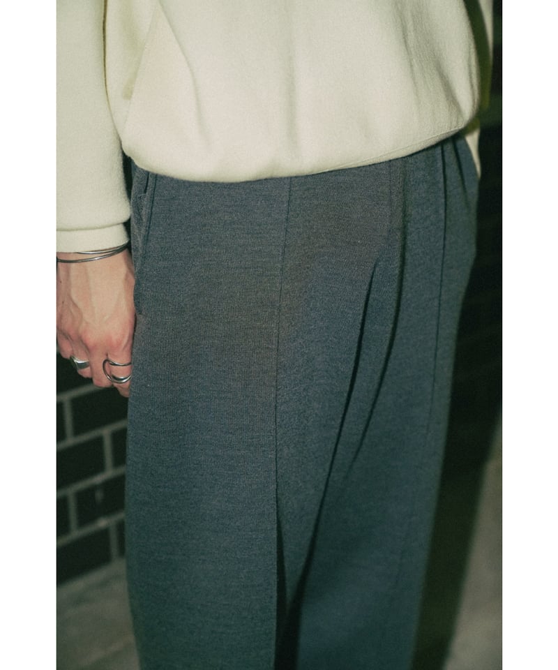 Olde H & Daughter WOOL KNIT TRACK PANTS | Muste