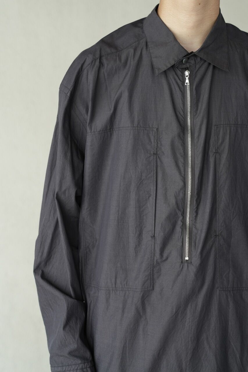 blurhms Chambray Half-zip Shirts | MusterWerk Sud.