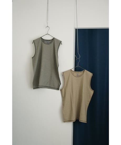 Olde Homesteader YOUTH MOIRE STRIPE JERSEY SLEEVELESS