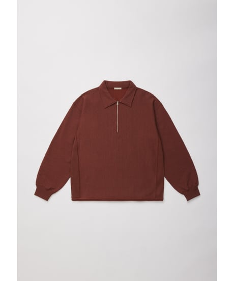 ULTERIOR FADED SILKY TERRY RW HALF ZIP P/O