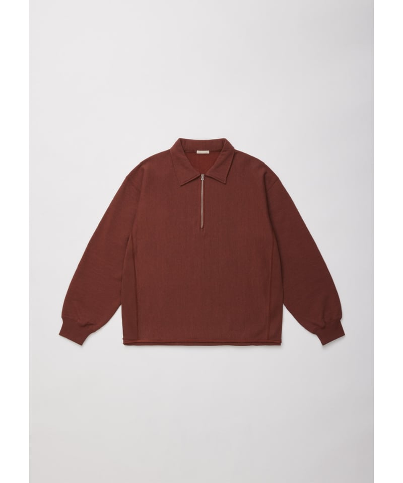 ULTERIOR FADED SILKY TERRY RW HALF ZIP P/O | Mu