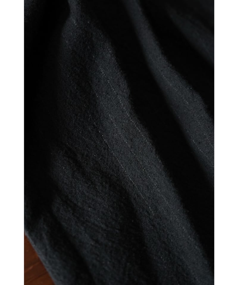 ULTERIOR WASHED WOOL SILK STRIPE DRAWSTRING PAN