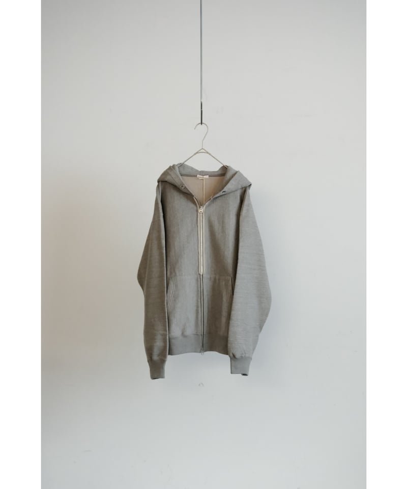 ULTERIOR SILKY SOFT TERRY PARKA パーカー ULTERIOR FADED SILKY TERRY RW ZIP UP PARKA | 山口