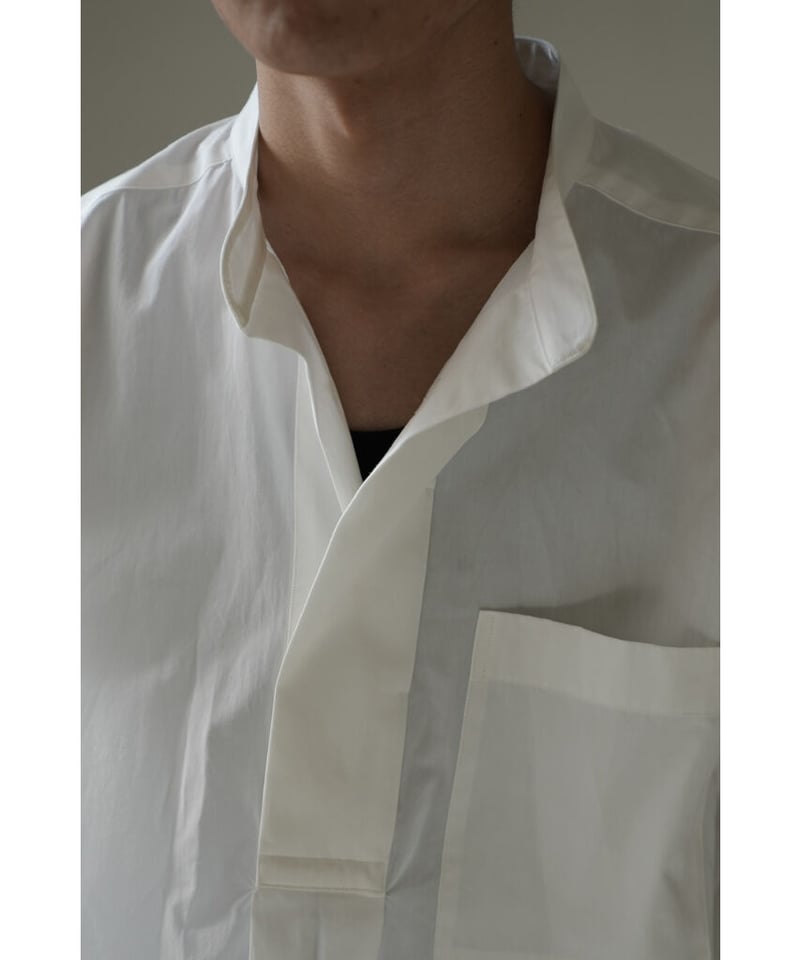 POSTELEGANT Fine Cotton Twill Pull-Over Shirts 