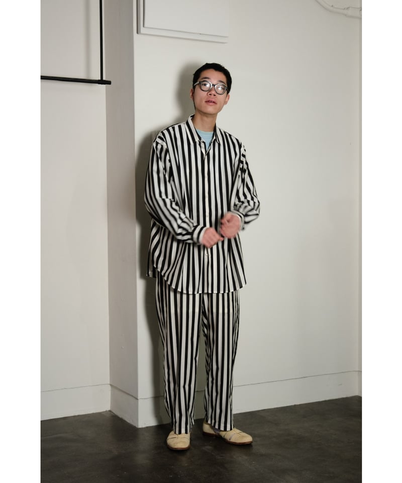 KANEMASA PHIL. 46G Easy Stripe Pants | MusterWe