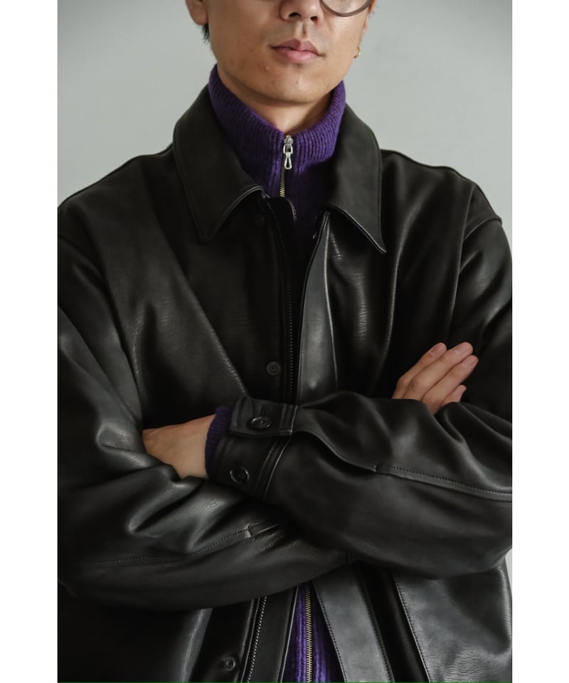 ULTERIOR CALF LEATHER FLIGHT JKT | MusterWerk Sud.