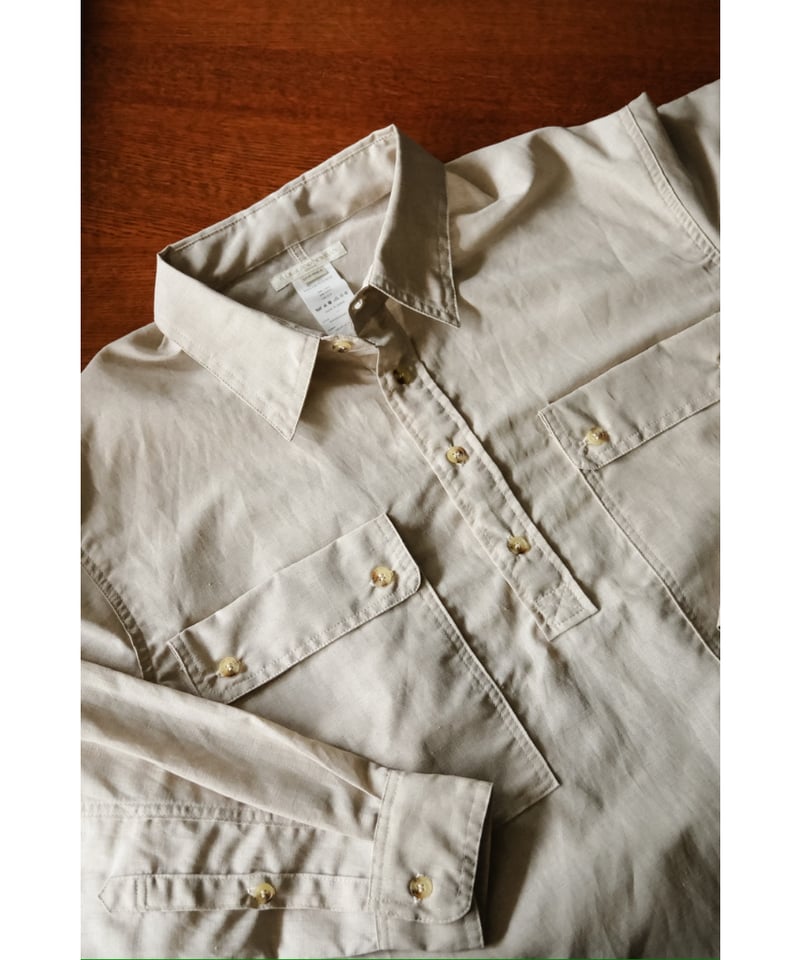 トップス ye olde and new man randonneur pullover YE OLDE AND NEW MAN RANDONNEUR 02 PULLOVER SHIRT ECRU