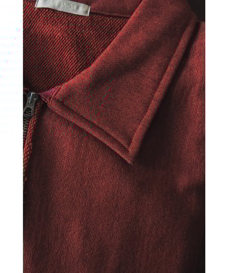 ULTERIOR FADED SILKY TERRY RW HALF ZIP P/O