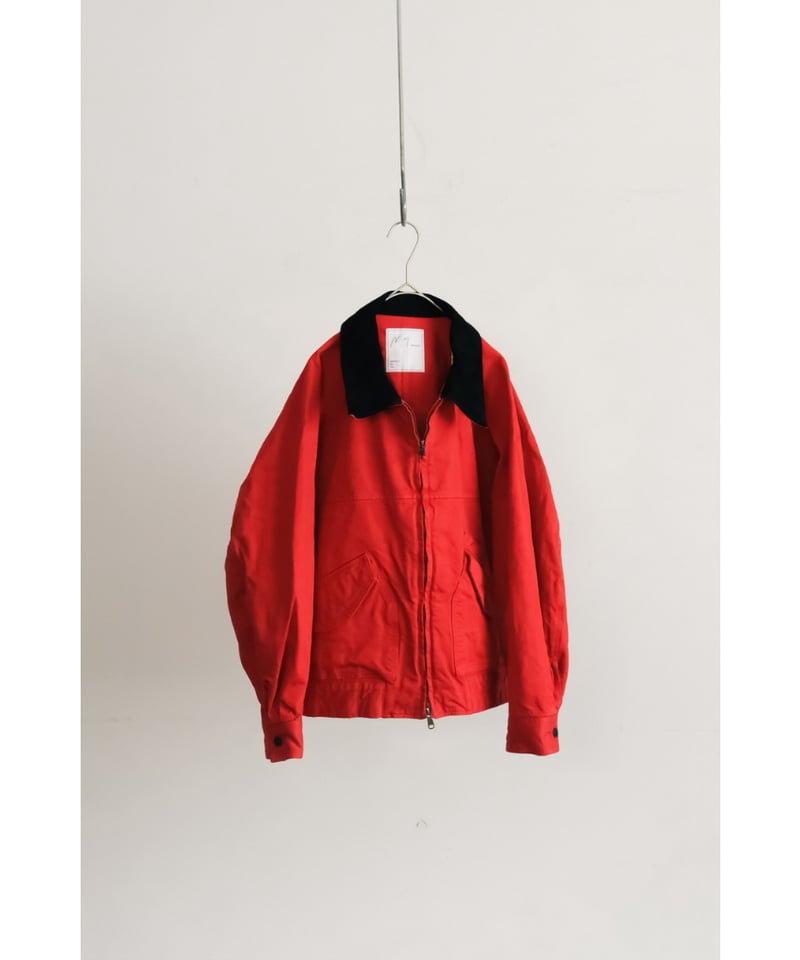 ジャケット・アウター ANCELLM ZIP BLOUSON RED size 2 ZIP BLOUSON(RED) – ANCELLM