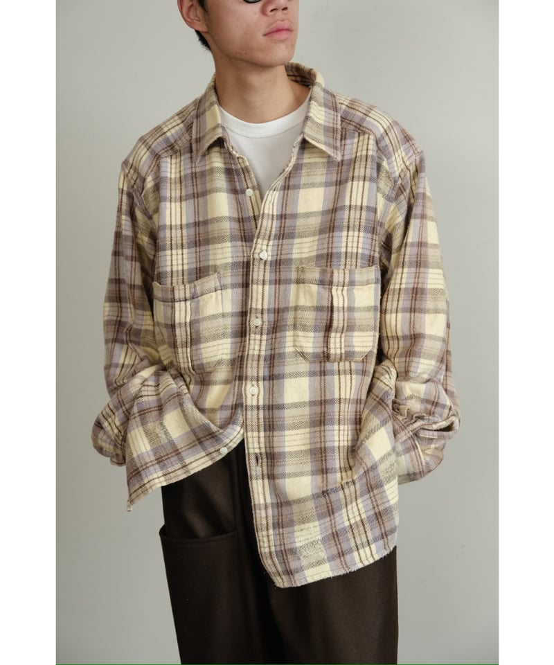 ANCELLM NEL CHECK OVER WORK SHIRT | MusterWerk