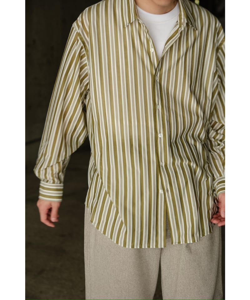 KANEMASA PHIL. 46G Atmosphere Stripe L/S Shirt