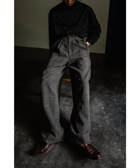 m's braque "Exclusive" TUCKED BAGGY PANTS
