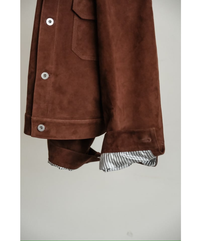 ジャケット・アウター COOR Goat Skin Pocket Trucker Jacket MUSINSA公式 | COOR ゴートスキンポケットトラッカージャケット