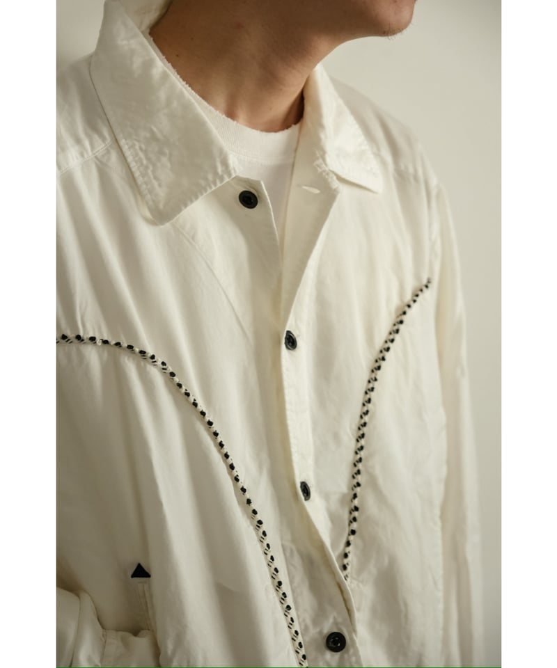 ANCELLM アンセルム WESTERN JACKET ホワイト 白 2 ANCELLM アンセルム WESTERN JACKET ホワイト 白 2