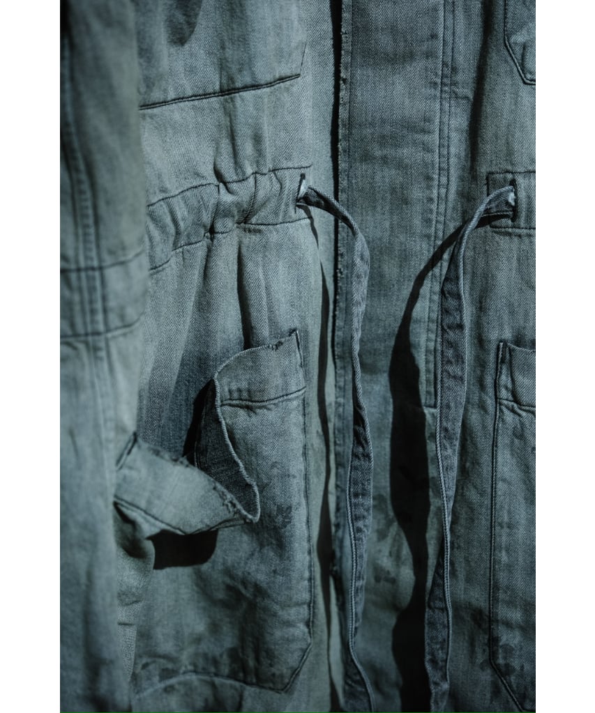 ANCELLM AGING DENIM SHIRT JACKET | MusterWerk Sud. ANCELLM AGING DENIM SHIRT JACKET | MusterWerk Sud.
