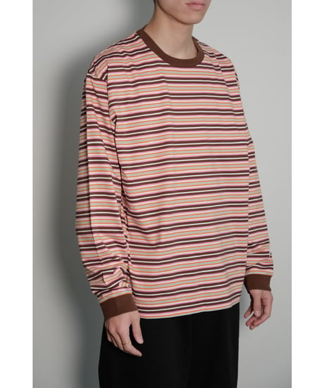KANEMASA PHIL. 36G Multi Border L/S Tee