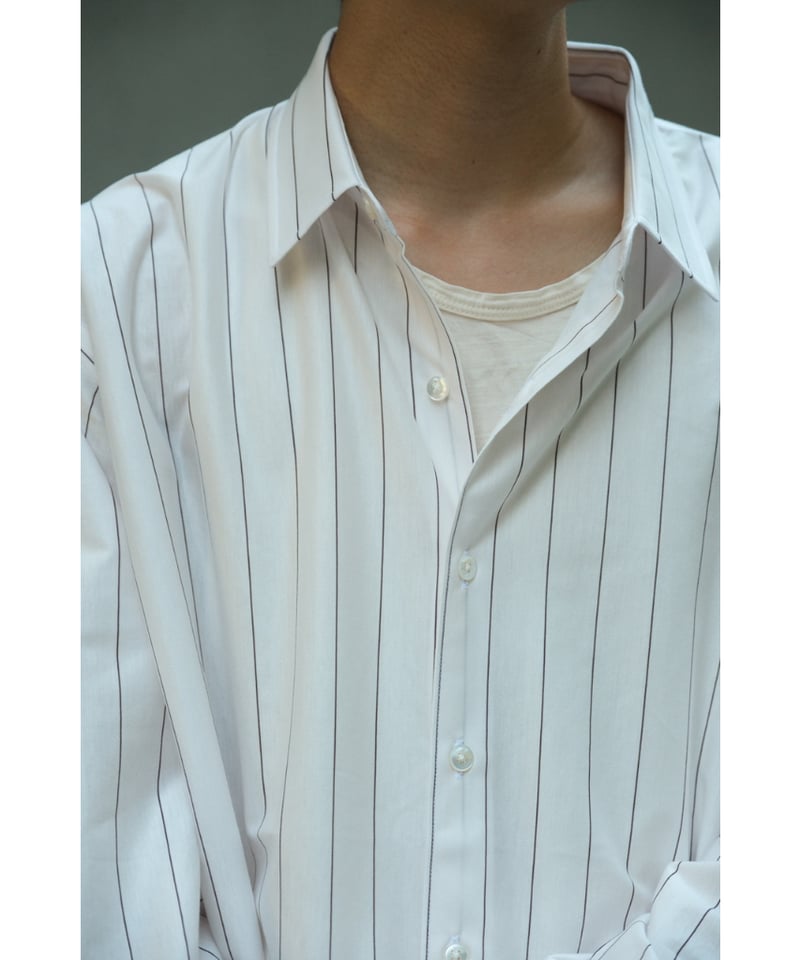 KANEMASA PHIL. 46G Atmosphere Stripe Shirt | Mu