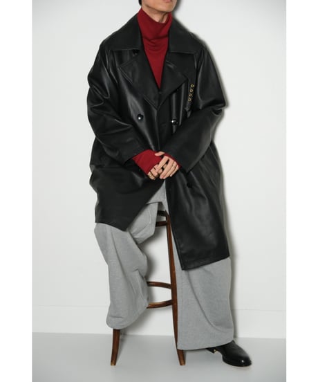 CCU DOUBLE BREASTED HALF COAT