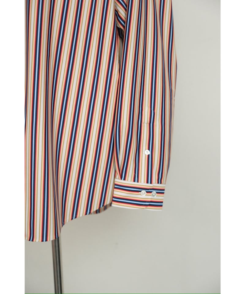 トップス KANEMASA PHIL 46G Atmosphere Stripe L/S KANEMASA PHIL / 46G Atmosphere Stripe L/S Shirt PS BLUE