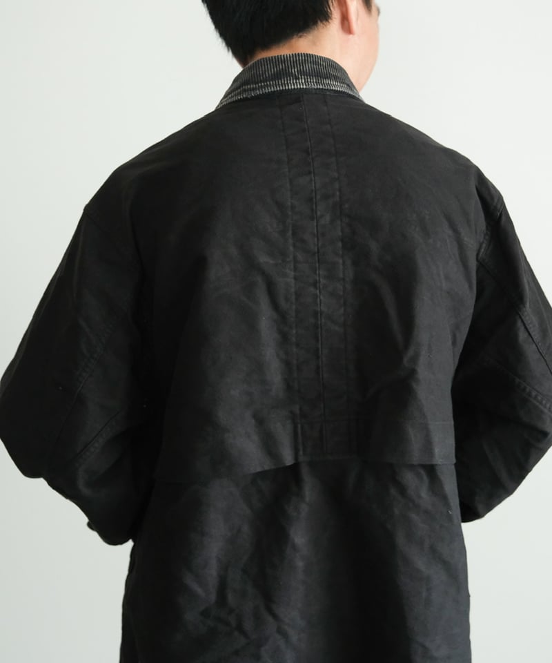 ANCELLM 25aw MOLESKIN WORK JACKET ブラック 1 25AW ANCELLM MOLESKIN WORK JACKET BLACK ANCELLM MOLESKIN WORK
