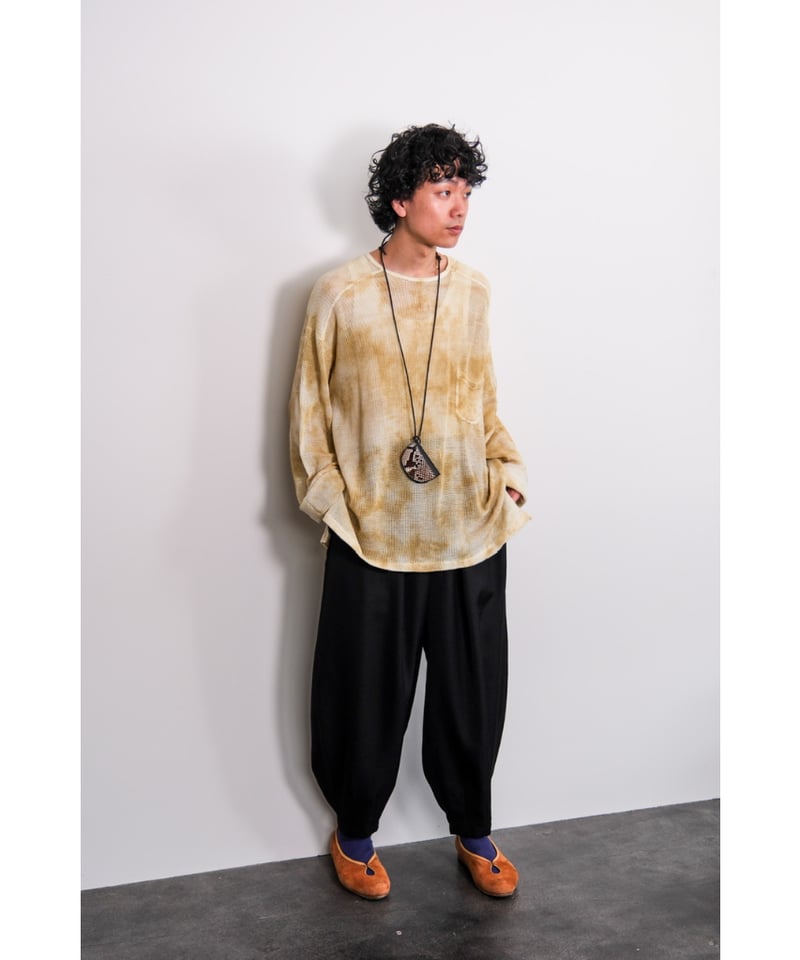 ANCELLM DYED MESH LS T-SHIRT | MusterWerk Sud. ANCELLM DYED MESH LS T-SHIRT | MusterWerk Sud.