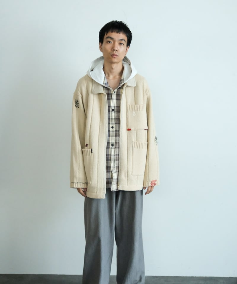 obafer WOOL ZIP REPAIR JACKET | MusterWerk Sud.